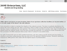 Tablet Screenshot of jamstesting.com